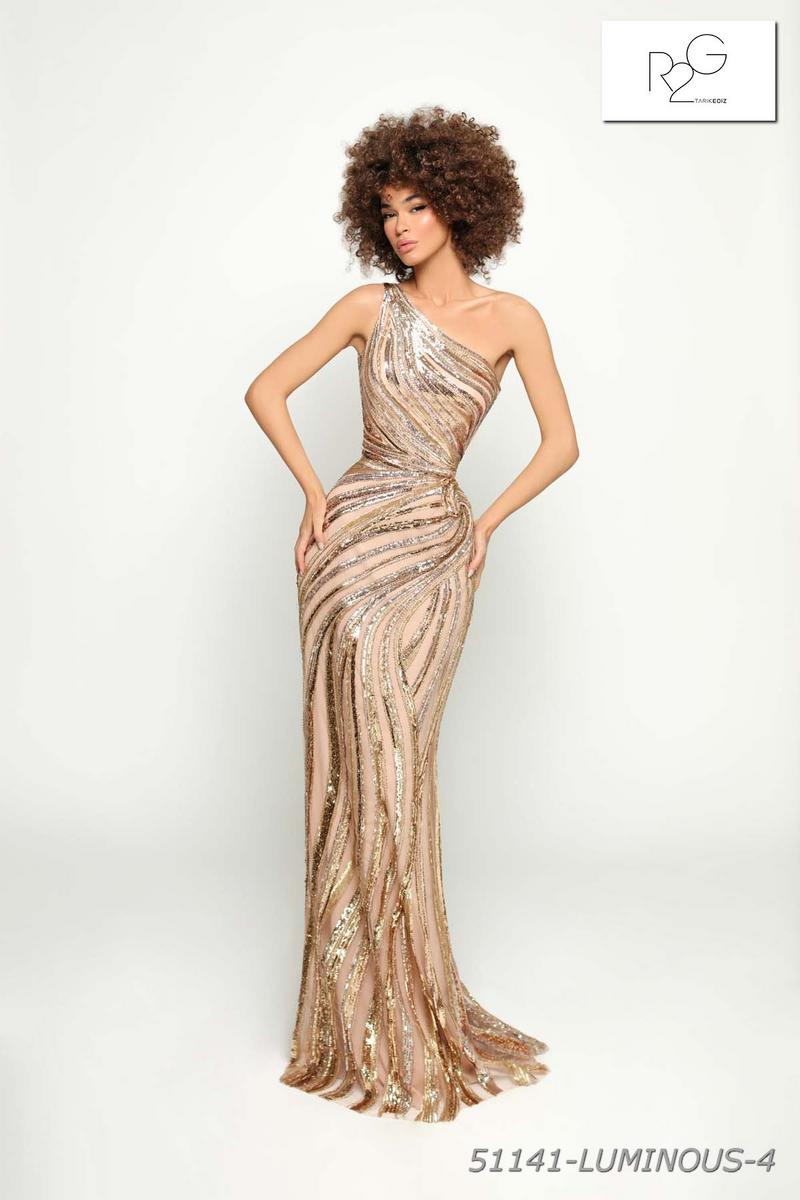 Tarik Ediz Prom 51141 - Gold