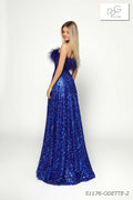 Tarik Ediz Prom 51176 - Royal Blue