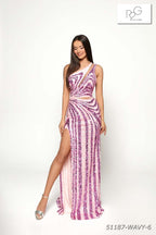 Tarik Ediz Prom 51187 - Pink/Fuchisia