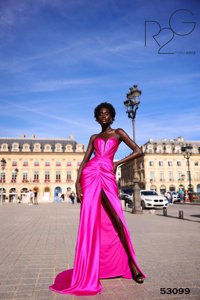 RG2 by Tarik Ediz Dress 53099 - Fuchsia