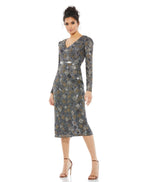 Cocktail by Mac Duggal Dress 5472 - Charcoal