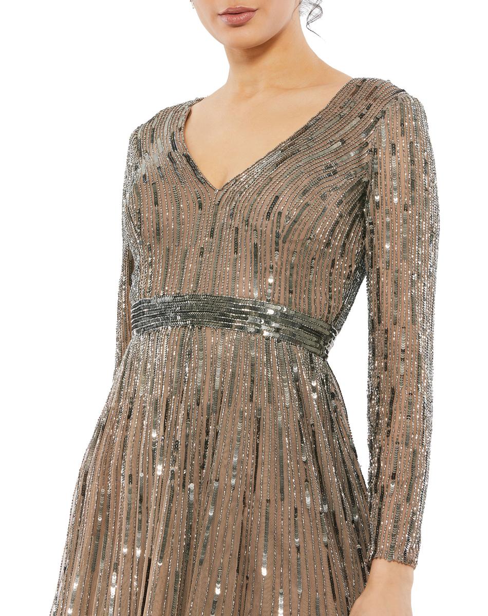 Cocktail by Mac Duggal Dress 5528 - Dark Taupe