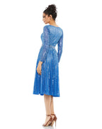 Cocktail by Mac Duggal Dress 5528 - Denim