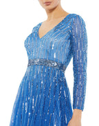 Cocktail by Mac Duggal Dress 5528 - Denim