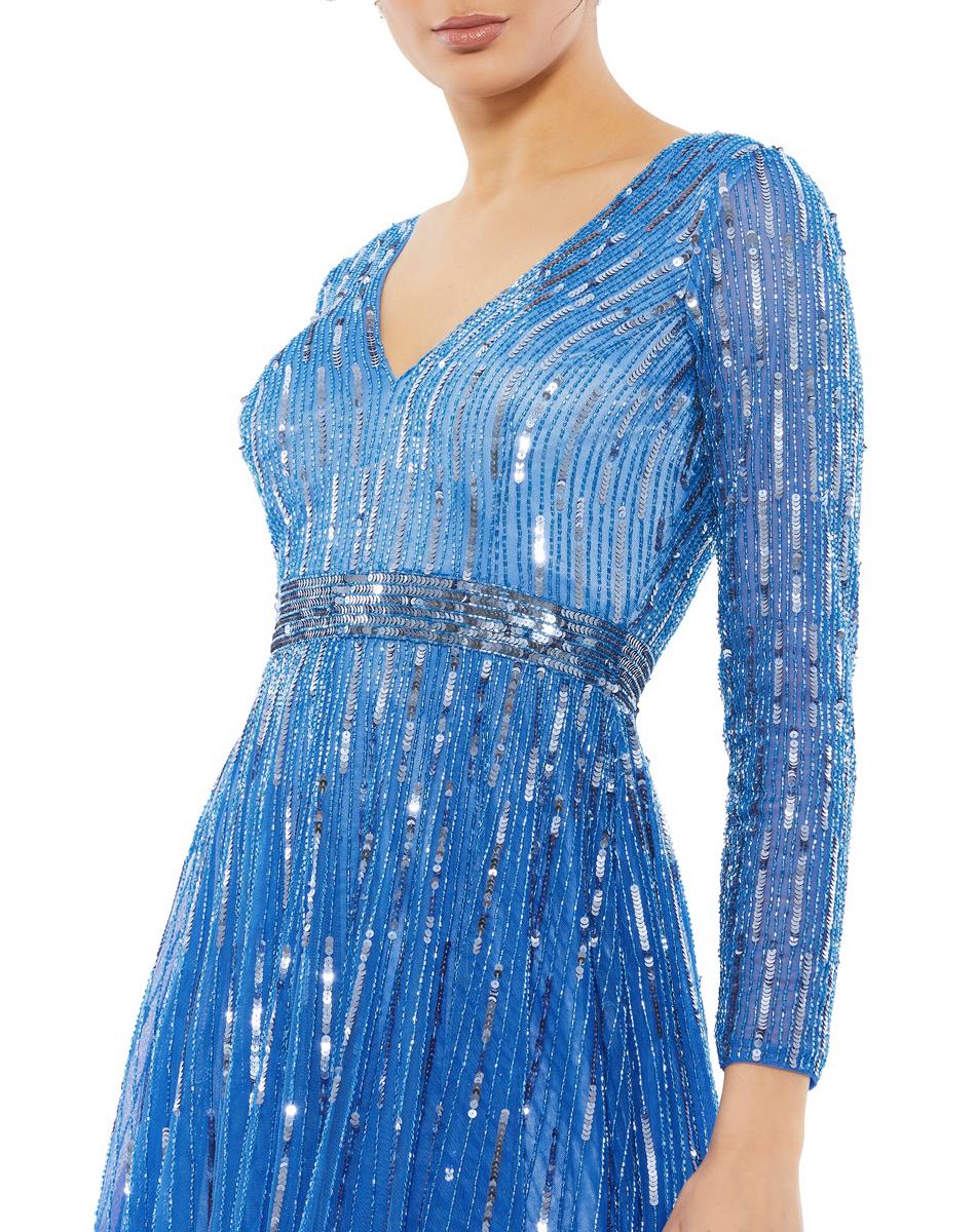 Cocktail by Mac Duggal Dress 5528 - Denim