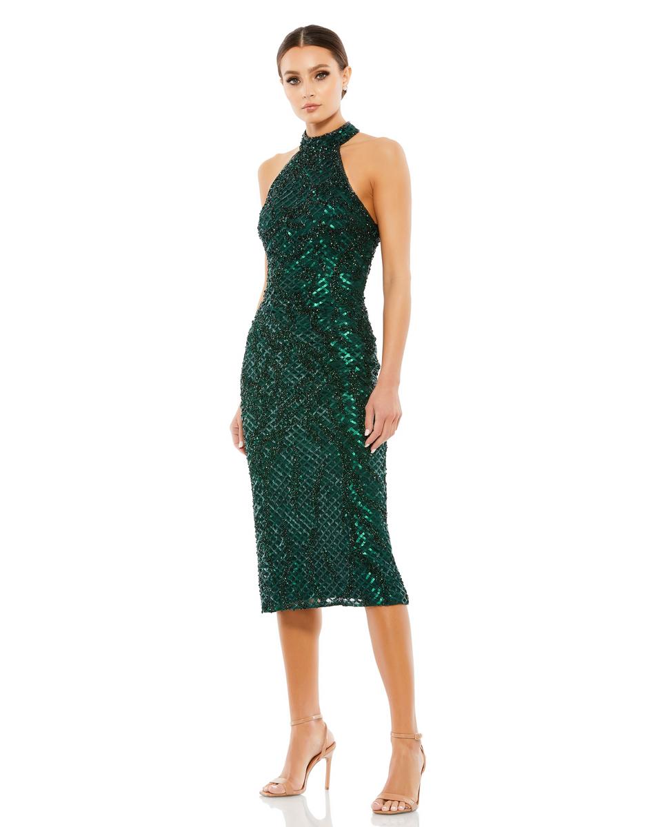 Cocktail by Mac Duggal Dress 5535 - Bottle Green