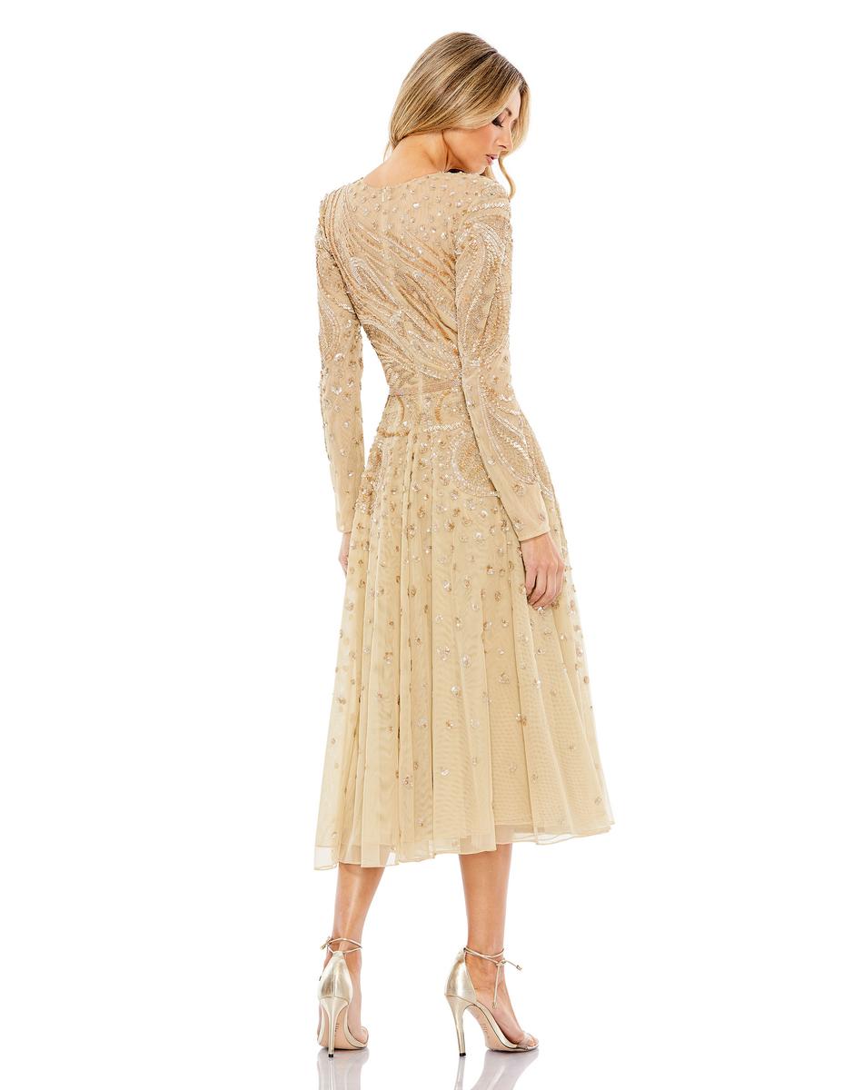 Cocktail by Mac Duggal Dress 5572 - Latte