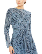 Cocktail by Mac Duggal Dress 5572 - Slate Blue