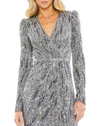 Cocktail by Mac Duggal Dress 5574 - Charcoal