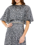 Cocktail by Mac Duggal Dress 5577 - Charcoal
