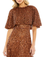 Cocktail by Mac Duggal Dress 5577 - Copper