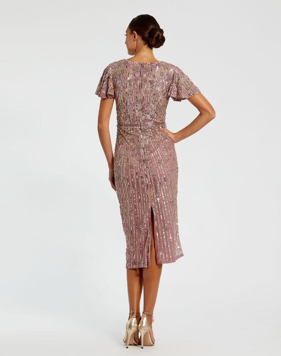 Cocktail by Mac Duggal Dress 5582 - Vintage Lilac