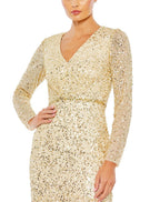 Cocktail by Mac Duggal Dress 5589 - Gold Multi