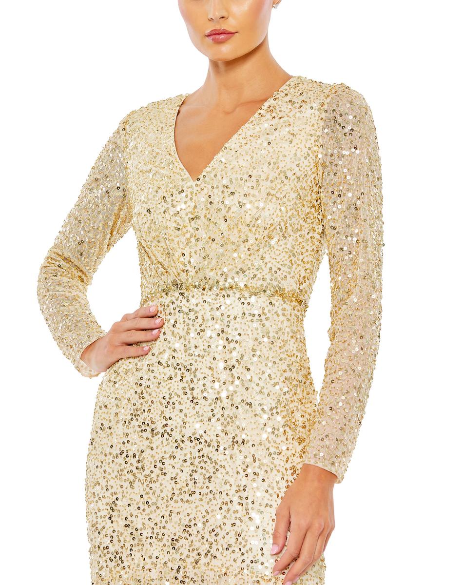 Cocktail by Mac Duggal Dress 5589 - Gold Multi