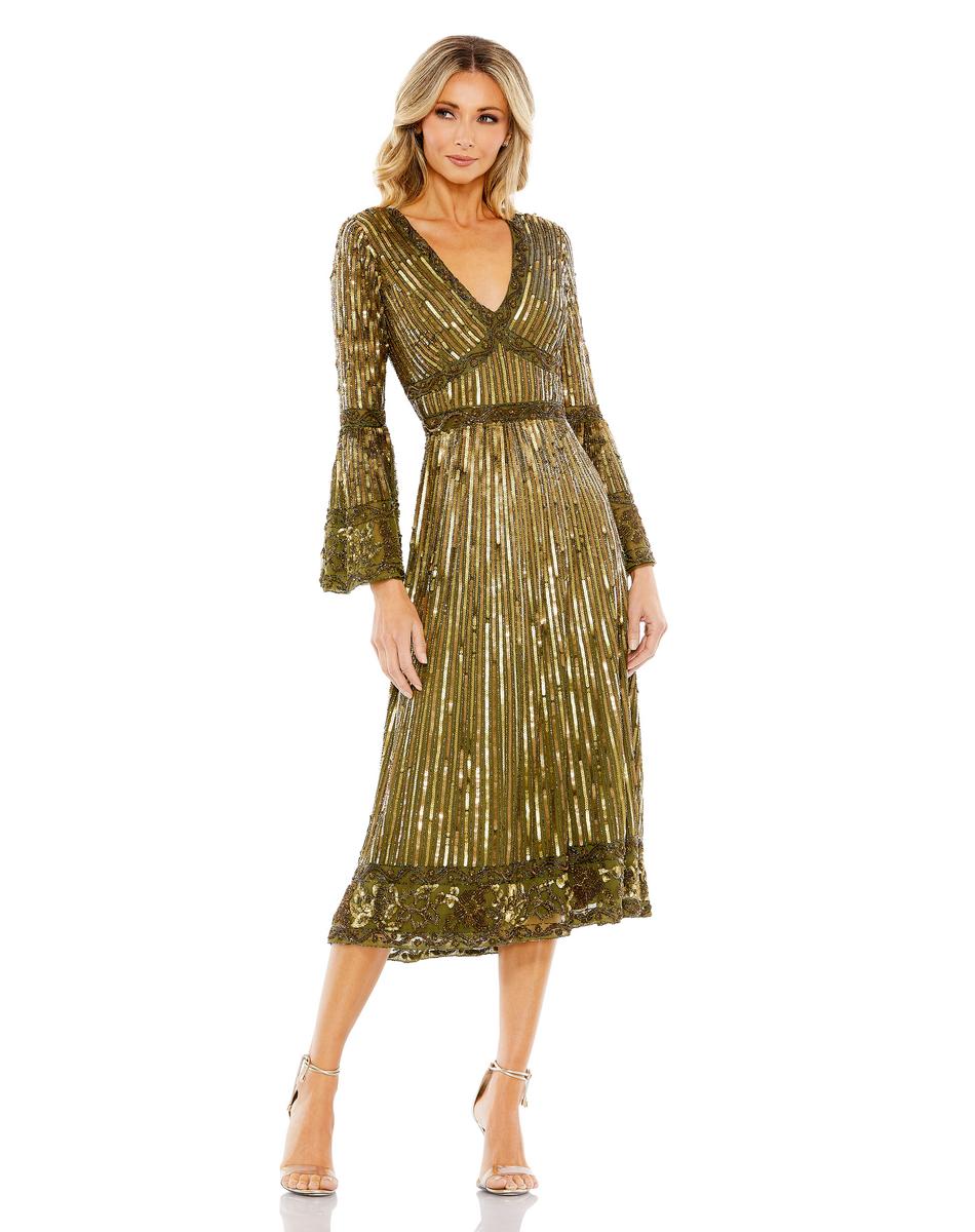 Cocktail by Mac Duggal Dress 5591 - Light Olive