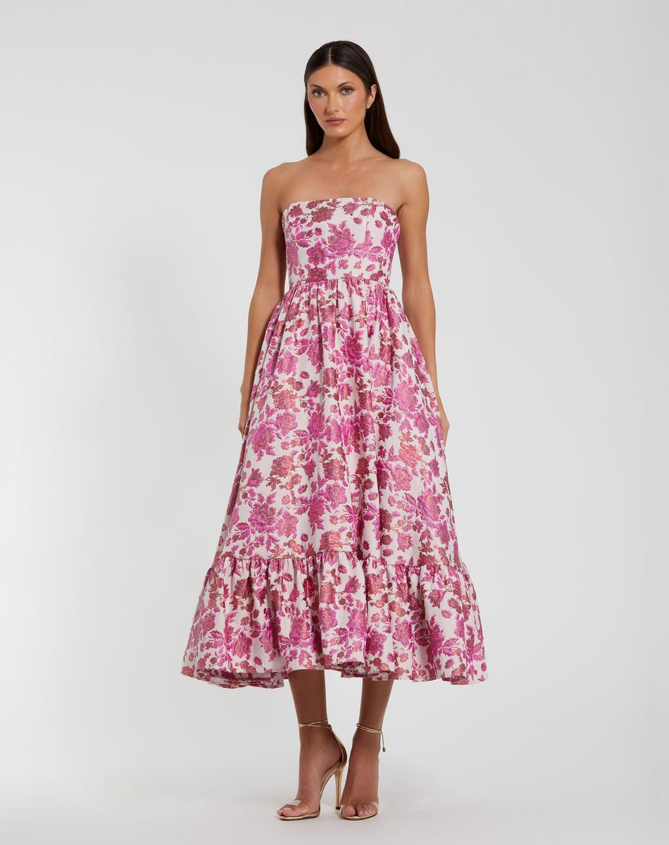 Cocktail by Mac Duggal Dress 56092 - Pink Multi