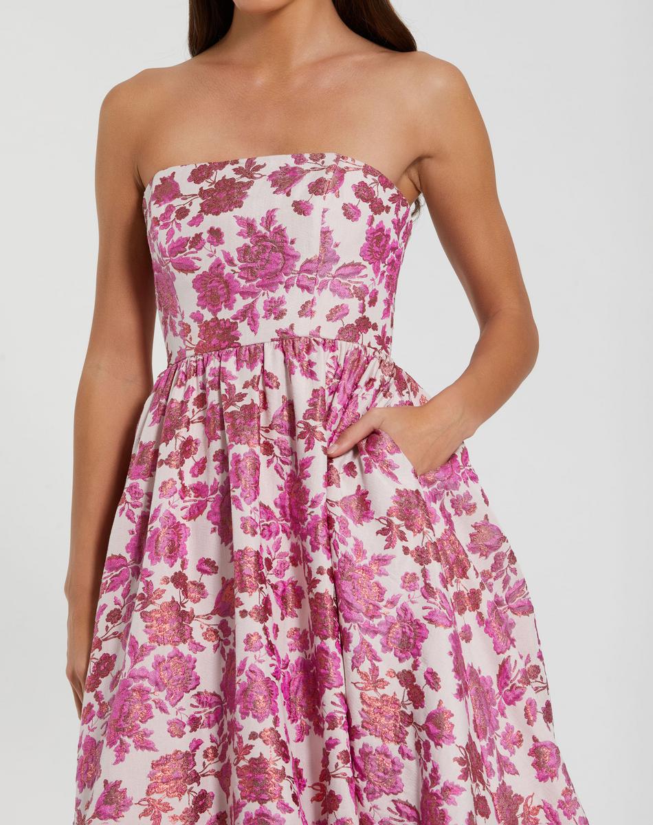 Cocktail by Mac Duggal Dress 56092 - Pink Multi
