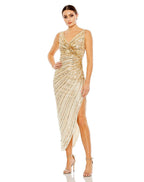 Cocktail by Mac Duggal Dress 5757 - Nude Gold