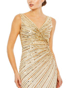 Cocktail by Mac Duggal Dress 5757 - Nude Gold