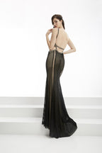 Jasz Couture Dress 5902 - Black