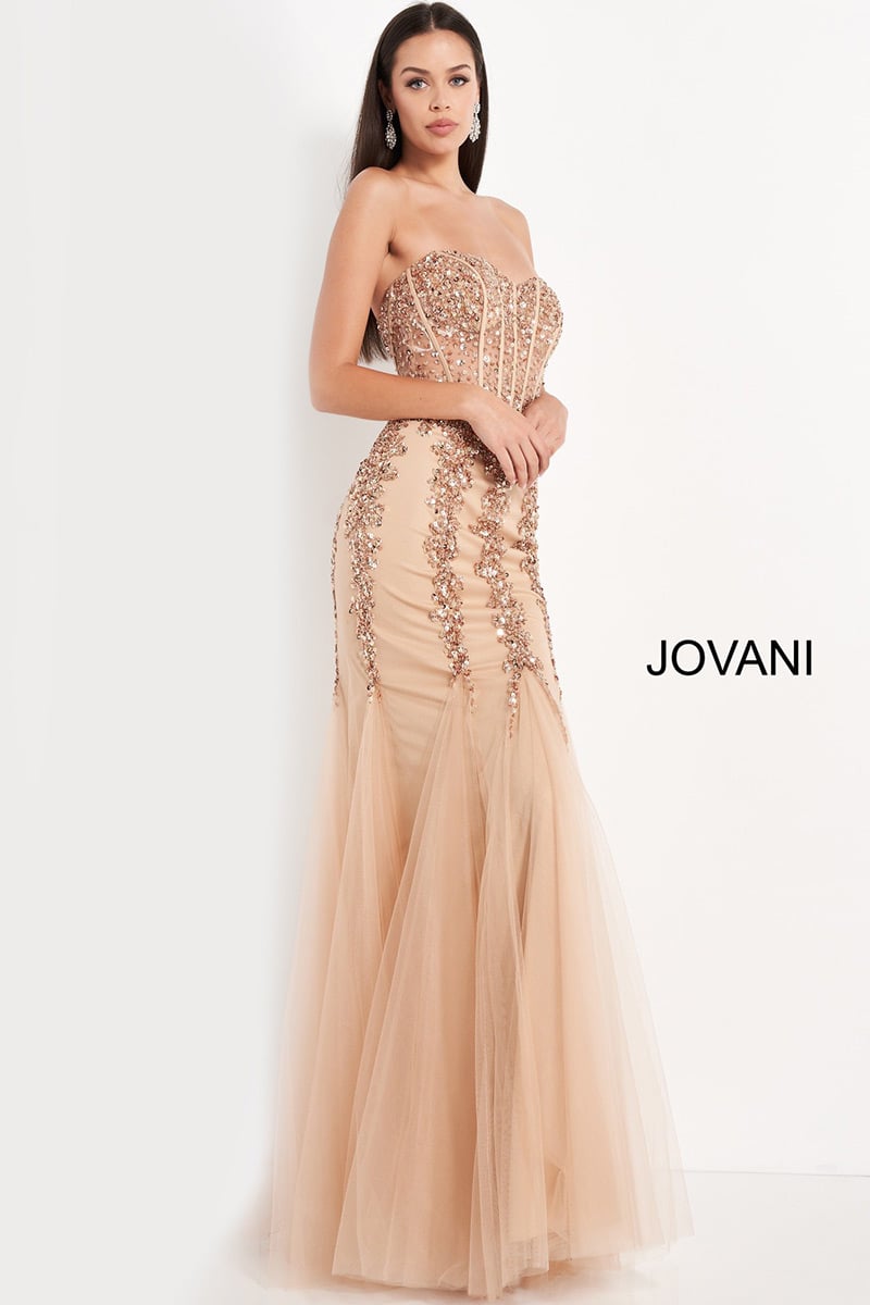 Jovani Prom 5908 - Champagne/Blush