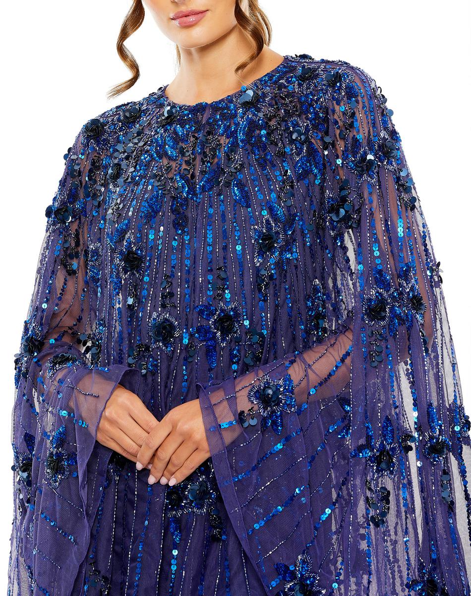 Cocktail by Mac Duggal Dress 5917 - Cobalt