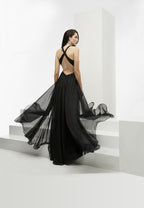 Jasz Couture Dress 5925 - Black