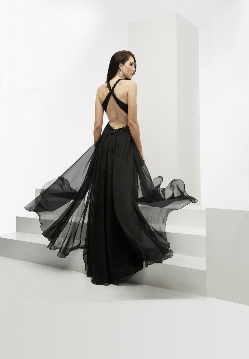 Jasz Couture Dress 5925 - Black