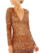 Cocktail by Mac Duggal Dress 5928 - Copper