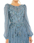 Cocktail by Mac Duggal Dress 5990 - Slate Blue