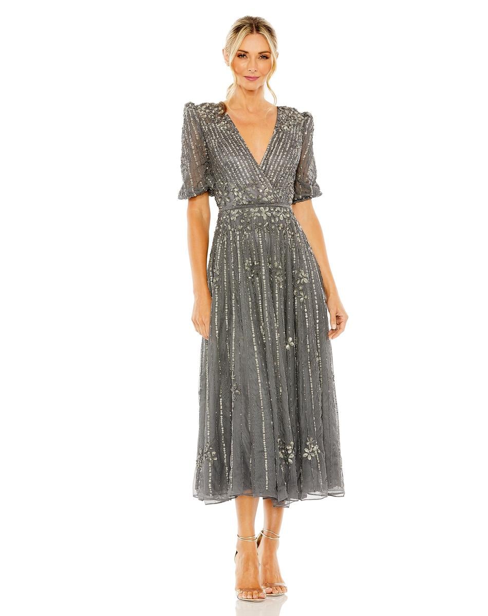 Cocktail by Mac Duggal Dress 5995 - Pewter