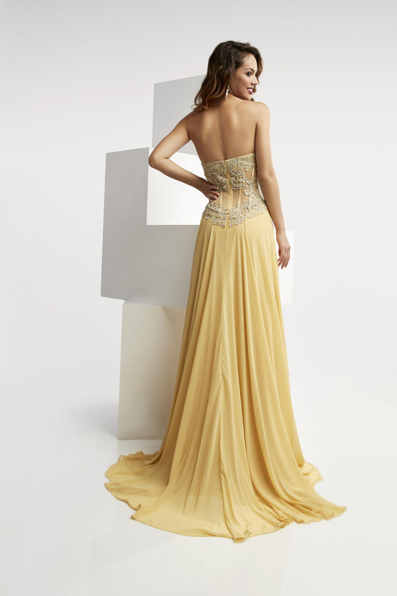 Jasz Couture Dress 6019 - Gold