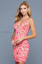 Scala 60240 - Nude/Hot Pink