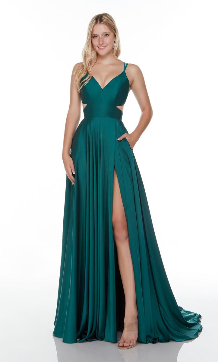 Alyce Prom Dress 60453 - PINE