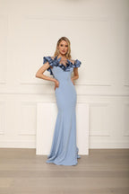 Nicole Bakti Dress 604 - Lt Blue