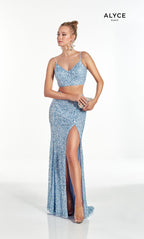 Alyce Prom Dress 60990 - Light Periwinkle