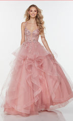 Alyce Prom Dress 61085 - Rosewood