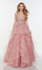 Alyce Prom Dress 61085 - Rosewood