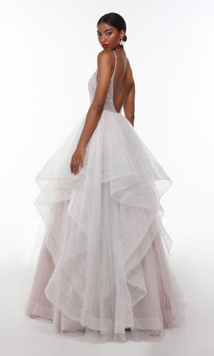 Alyce Prom Dress 61107 - Ivory/Cashmere Rose