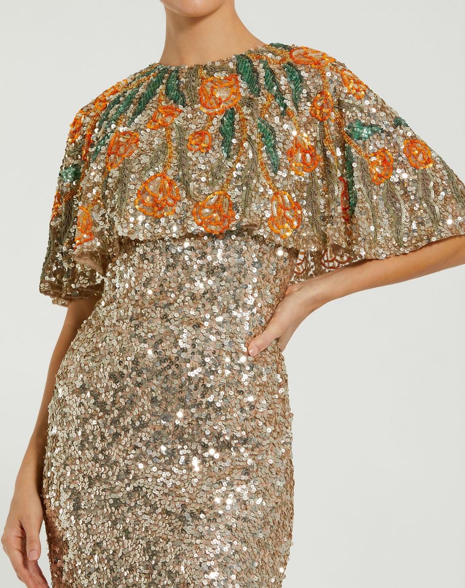 Mac Duggal Evening 6120 - Gold Multi