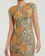 Mac Duggal Evening 6121 - Gold Multi