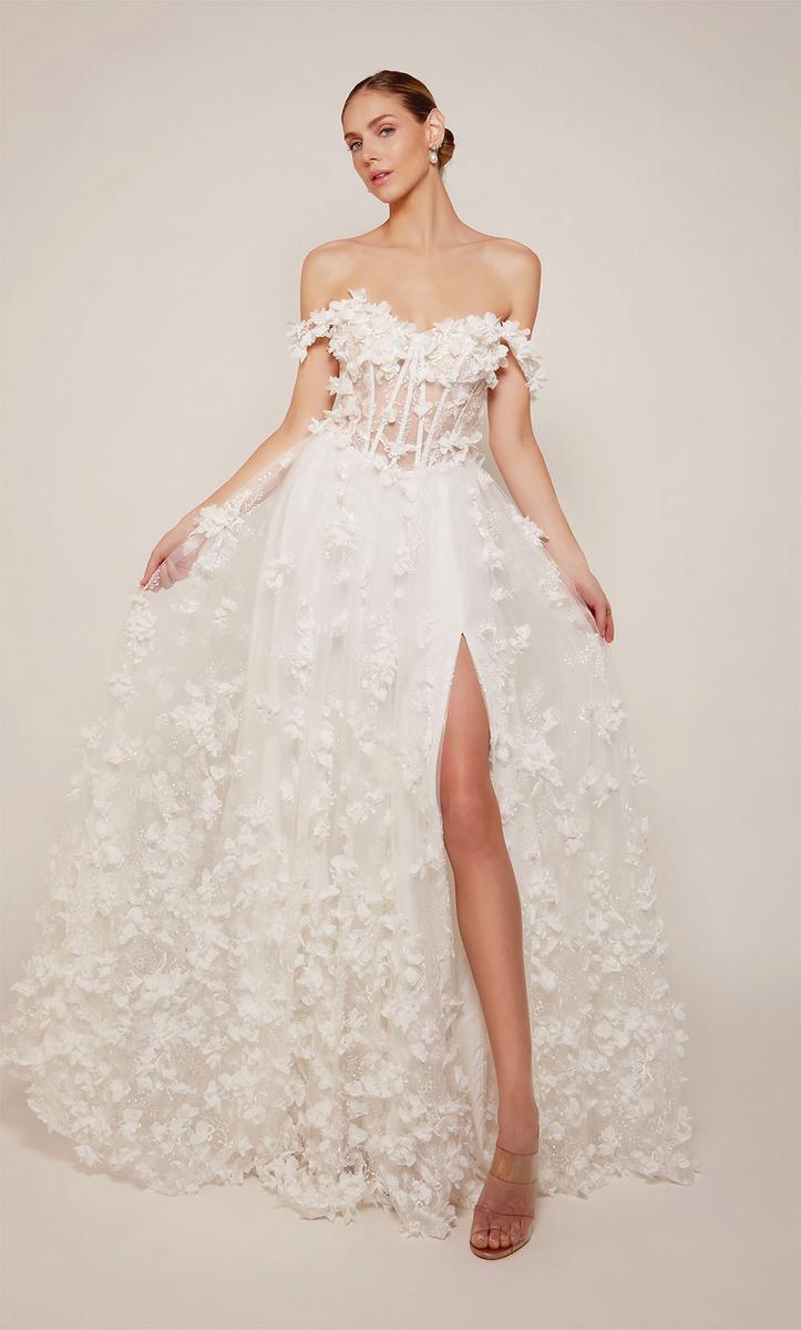 Alyce Prom Dress 61308 - DIAMOND WHITE