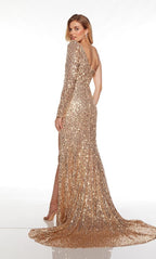 Alyce Prom Dress 61376 - Gold