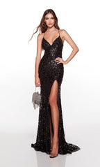 Alyce Prom Dress 61377 - Black
