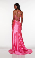 Alyce Prom Dress 61438 - Shocking Pink