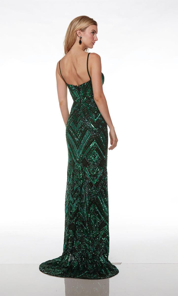 Alyce Paris Prom 61481 - BLACK/EMERALD
