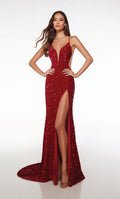 Alyce Prom Dress 61484 - RED