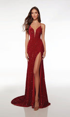 Alyce Prom Dress 61484 - RED