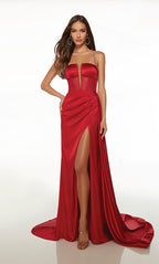 Alyce Prom Dress 61486 - RED