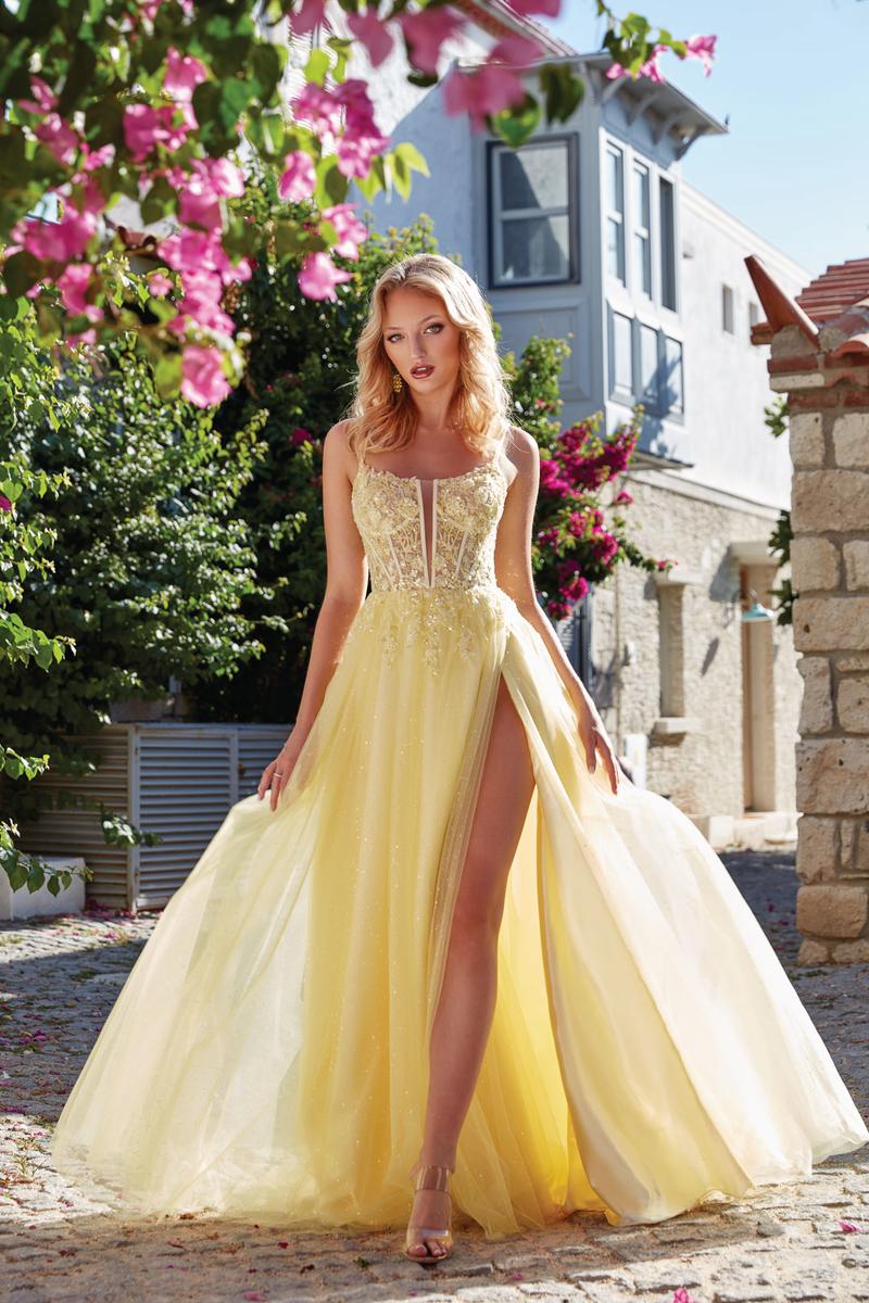 Alyce Prom Dress 61513 - LIGHT YELLOW